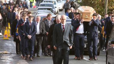 Smiles among the tears as  hurler Niall Donohue is laid to rest