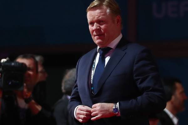 Dutch coach Ronald Koeman admitted to hospital with heart problem