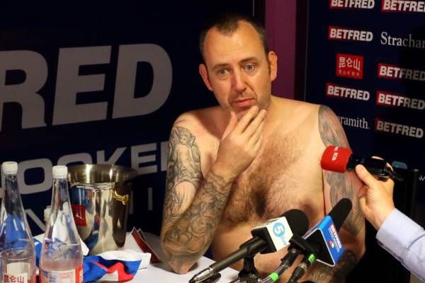 Mark Williams fulfills promise of naked press conference