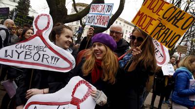 Former Polish first ladies criticise proposed abortion ban