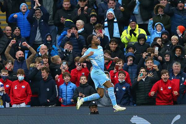 Raheem Stirling notches 100th Premier League goal in win over Wolves