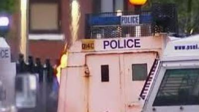 PSNI officer accused of driving over man in armoured vehicle