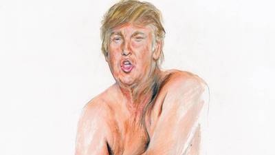 Legal action threatened over nude Donald Trump painting