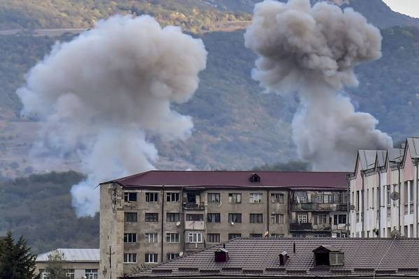 Ceasefire between Armenia and Azerbaijan agreed after two weeks of deadly clashes