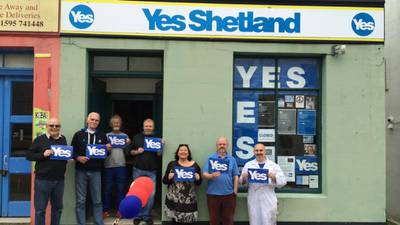 Shetland divided, and not just between Yes and No