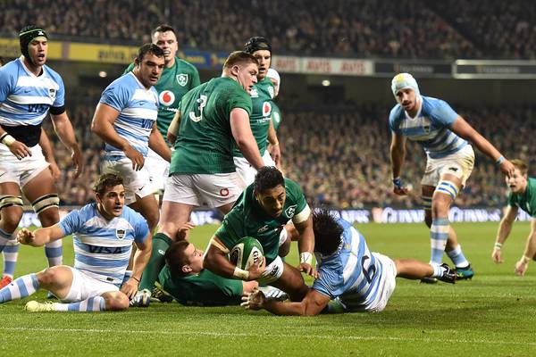 Ireland make it a not so perfect 10 in scrappy win over Argentina
