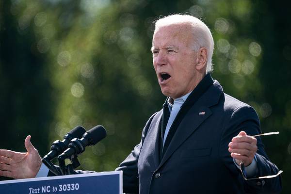 Joe Biden urges Americans to vote early as campaign enters final two weeks