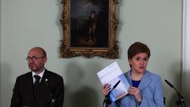 Sturgeon cites Irish experience in fresh call for Scottish independence