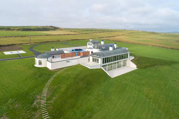 Wealthy US businessman’s Irish clifftop mansion with private island for sale for €9.75m