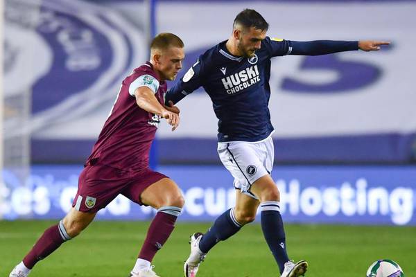 Troy Parrott’s Millwall debut curtailed by injury