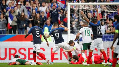 France stroll past Ireland in World Cup preamble
