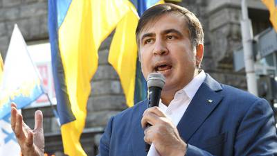 Saakashvili seeks asylum during political tour of Ukraine