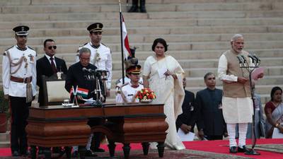 Modi pledges inclusive India after being sworn in as PM