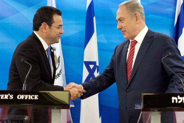 Israel hails Guatemala for backing US over Jerusalem embassy