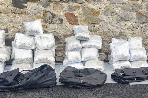 Two held as gardaí seize cannabis worth €1.2m in raids against organised crime