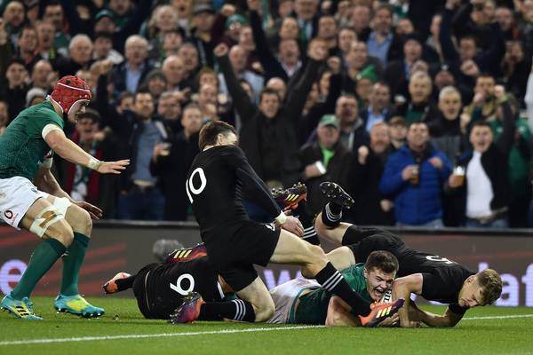 Relentless Ireland crack the All Blacks on historic night
