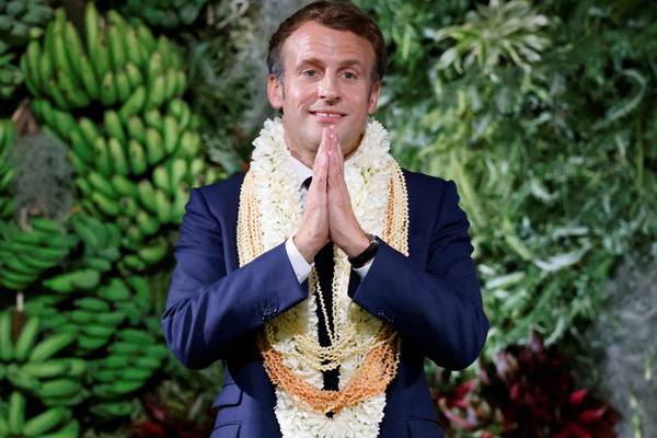 Macron acknowledges ‘debt’ to French Polynesia over nuclear tests