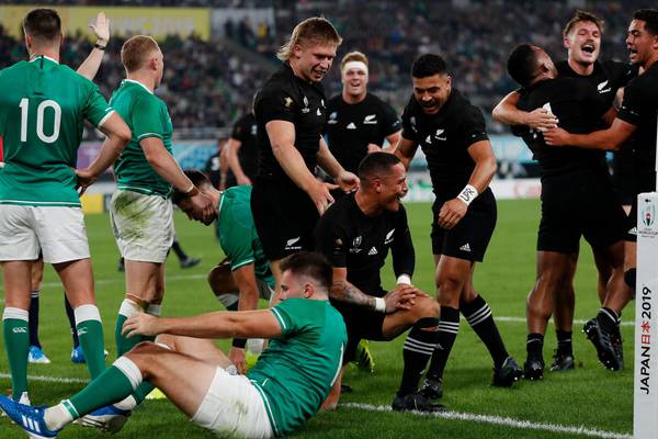 Ruthless New Zealand crush Ireland’s Rugby World Cup hopes