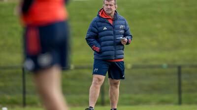 Munster v Crusaders: ‘We’ve got a lot of young men with the group, which is good because they’re really blossoming’