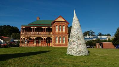 Christmas jingles sound odd under the Tasmanian sun
