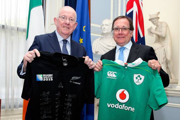 New Zealand minister backs Ireland’s Rugby World Cup bid