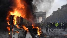 Macron condemns violence as protests continue