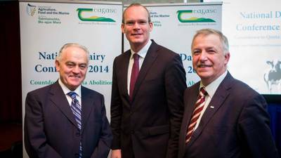 Simon Coveney hails ‘exciting’ end to milk quotas