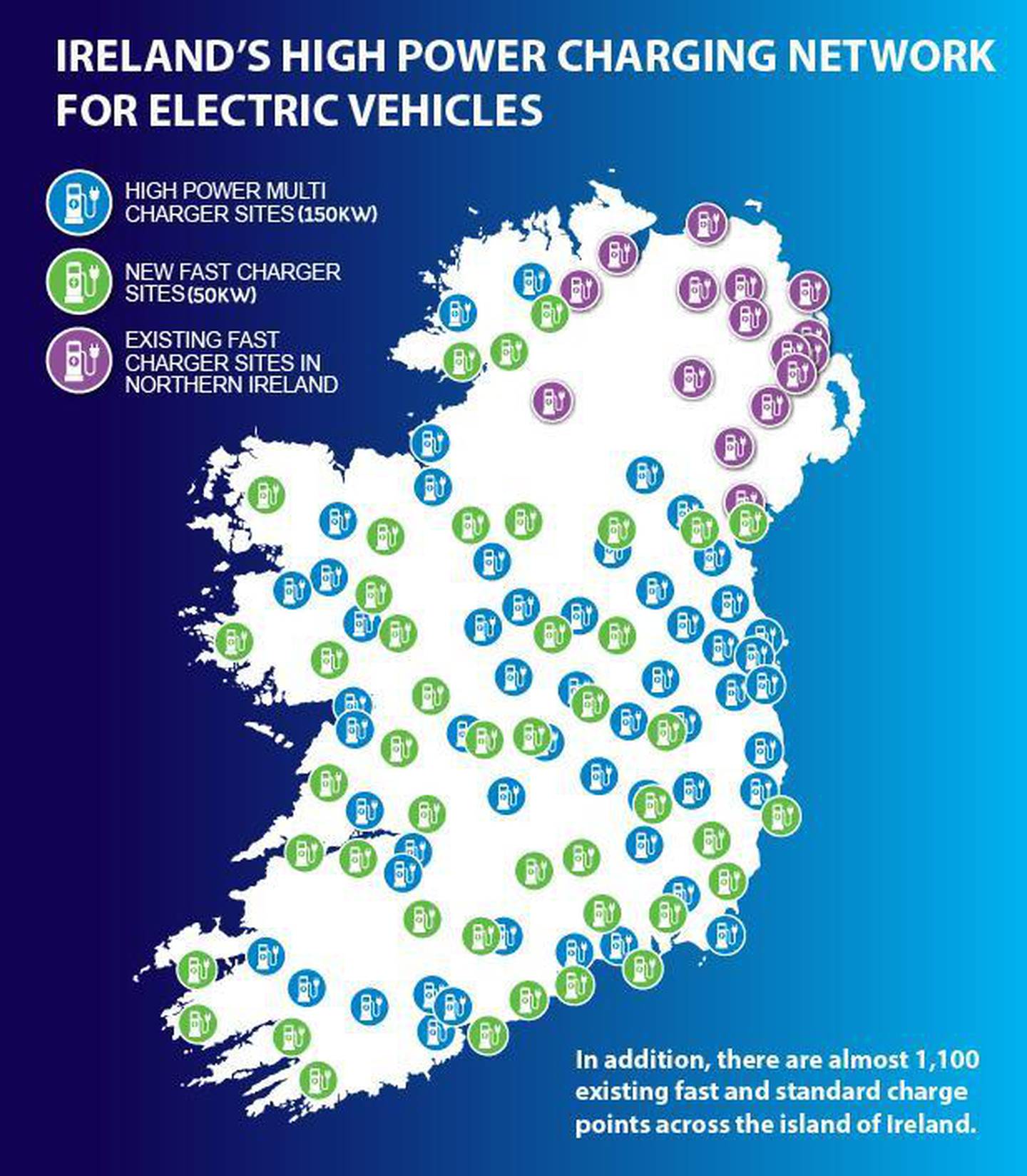 Government to invest €20m in electric vehicle charging points The
