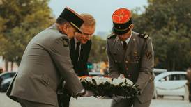 Arc de Triomphe hosts military ceremony to remember the Irish who fought in the service of France