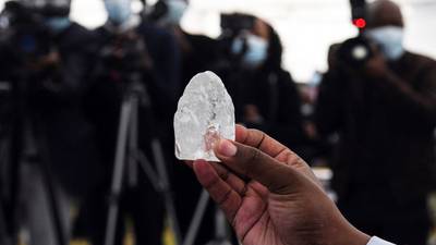 Diamond believed to be world's third largest unearthed in Botswana