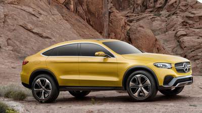 Mercedes shows low-lying GLC coupe in Shanghai