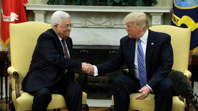 Trump tells Abbas ‘very good chance’ of Middle East  deal