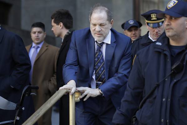 Harvey Weinstein taken to hospital following his return to New York from jail