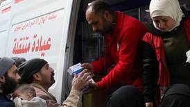 Aid convoy reaches eastern Ghouta but Syria removes medical supplies