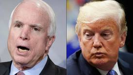 Trump-McCain rift clear as president sends tweet, heads to play golf