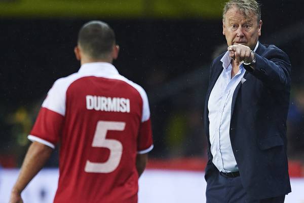 Hareide takes Denmark into playoffs with point to prove