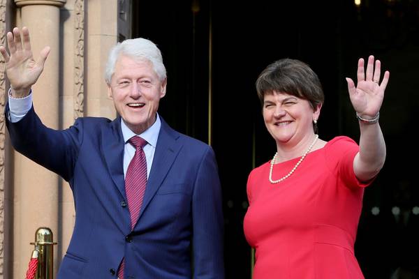 Bill Clinton predicts restoration of Stormont after meeting leaders