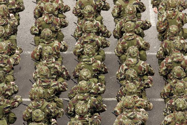 Defence Forces recruit accused of false imprisonment and assault