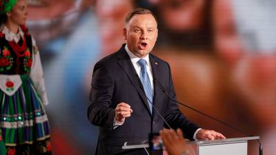 Exit poll gives Polish president Andrzej Duda first round election win