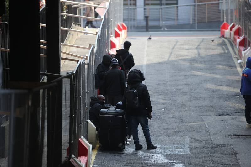 Homeless asylum seekers told to ‘disperse and leave’ Mount Street as accommodation runs out