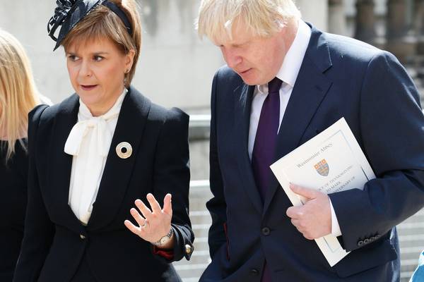 Fintan O’Toole: Nicola Sturgeon’s staunch ally in her push for independence – Boris Johnson