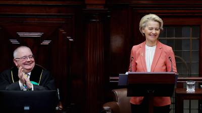 Watch Ursula von der Leyen's Oireachtas address in full
