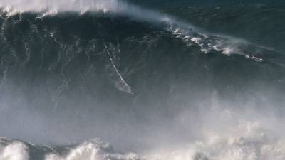 Brazilian surfer rides world record wave in Portugal