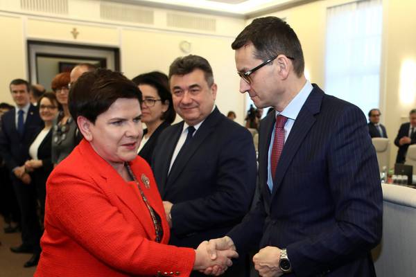 Irish-linked minister tipped to become Poland PM