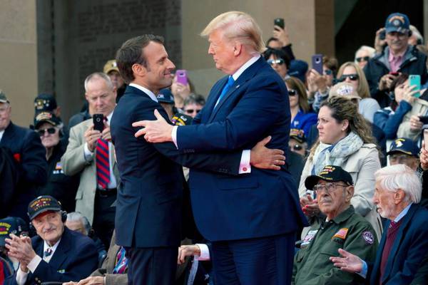 Macron urges Trump to fulfil ‘promise of Normandy’