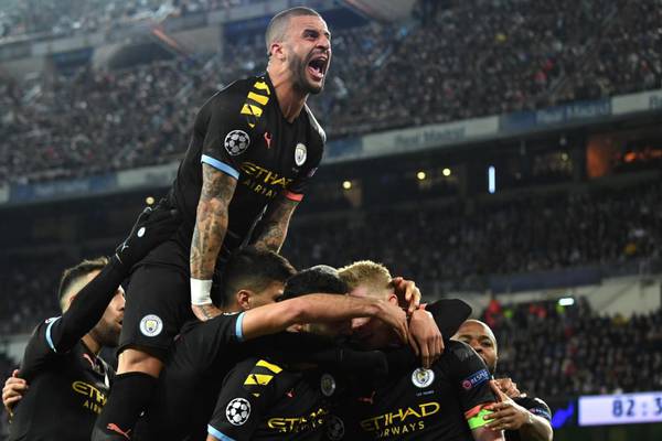 City stun Real Madrid with late goals to take advantage back to Manchester