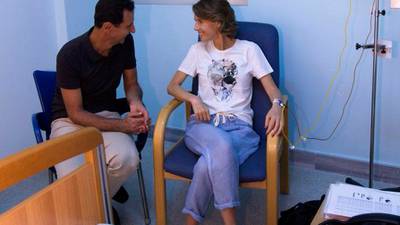 Alma al-Assad is undergoing treatment for breast cancer
