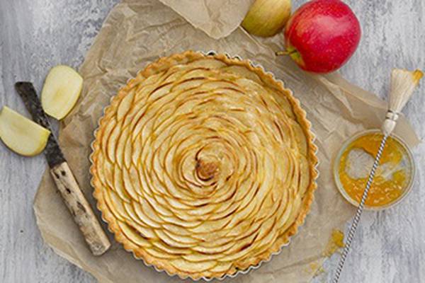French apple tart – a quick pastry cheat tip