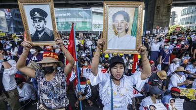 Myanmar: Thousands march in rejection of army’s claim it has public support