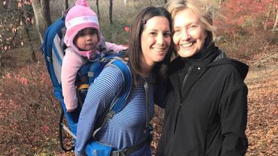 Hillary Clinton spotted hiking on day after conceding US election